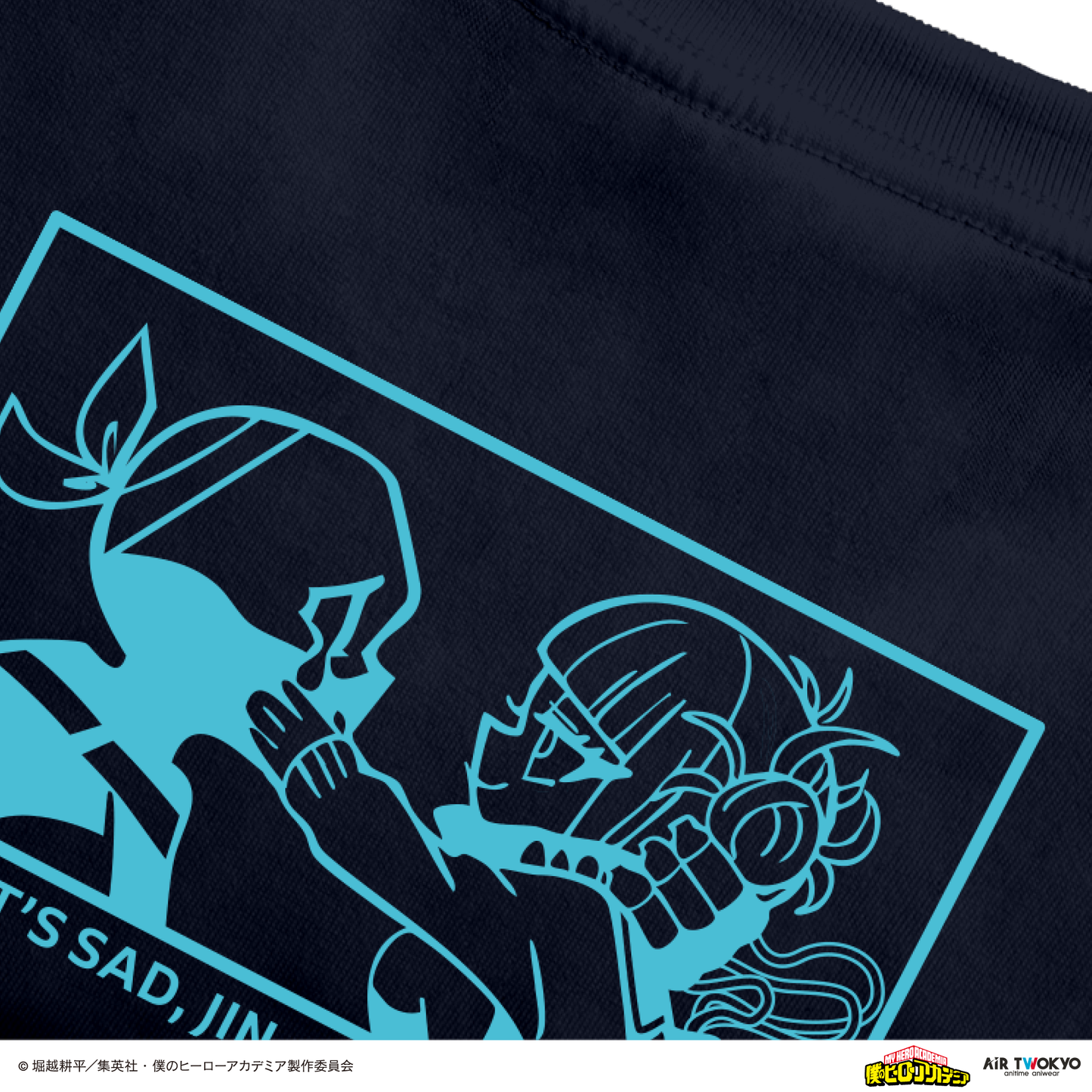 アニメ『僕のヒーローアカデミア』 第4期 シーンイラストTシャツ 6(トガヒミコ&トゥワイス)