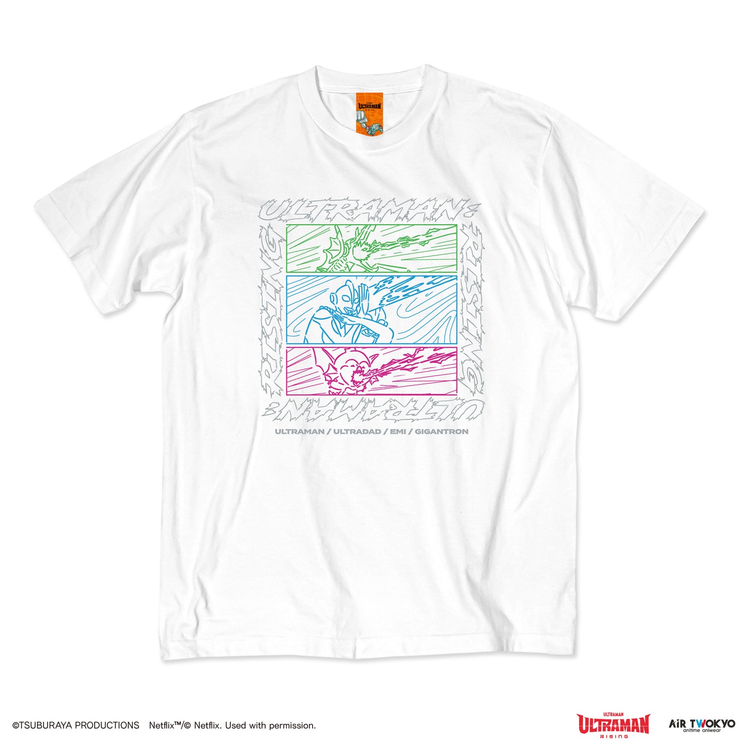 『ULTRAMAN: RISING』 第1弾 アメコミイラストTシャツ 6（親子のスペシウム光線）