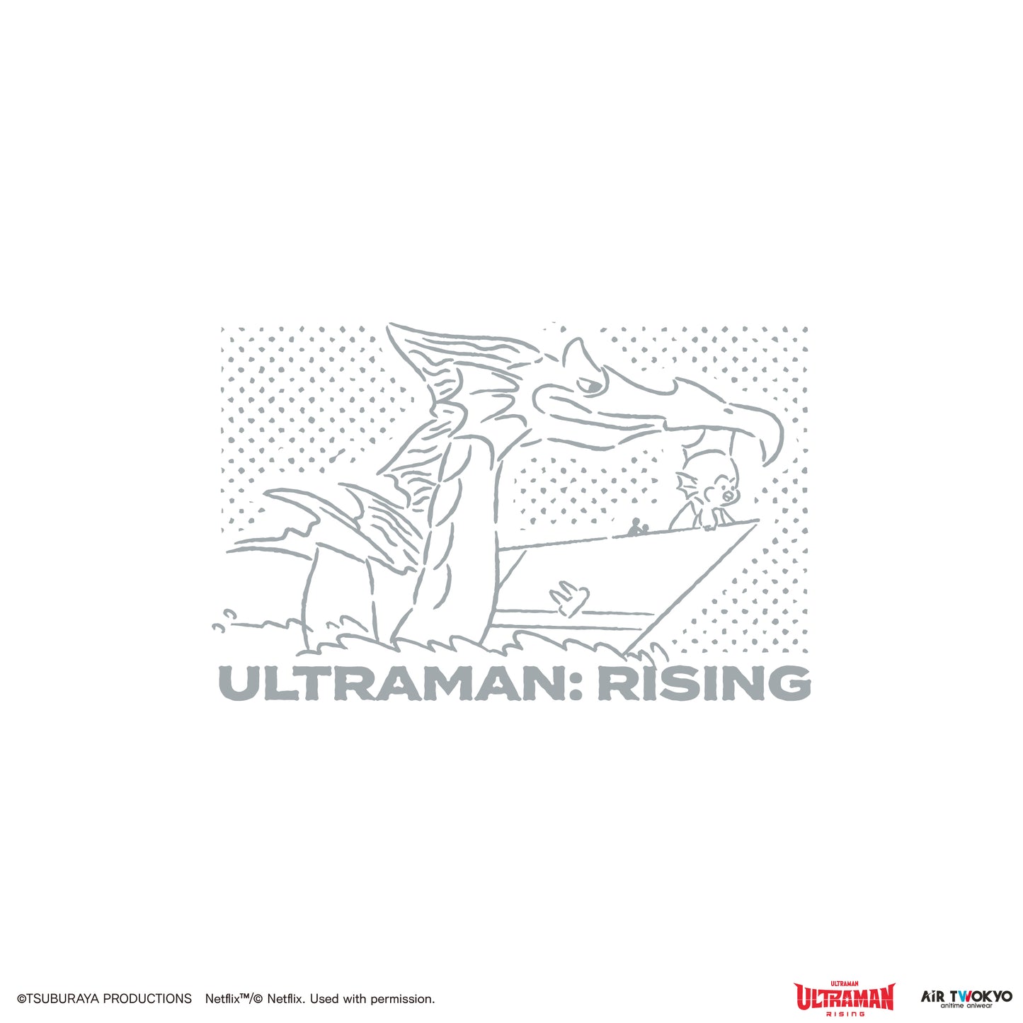 『ULTRAMAN: RISING』 第1弾 アメコミイラストTシャツ 6（親子のスペシウム光線）
