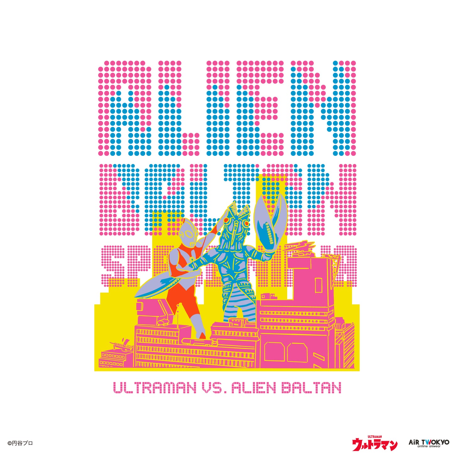 「ウルトラマンシリーズ」 第1弾 アメコミイラストロングスリーブTシャツ 1（バルタン星人）