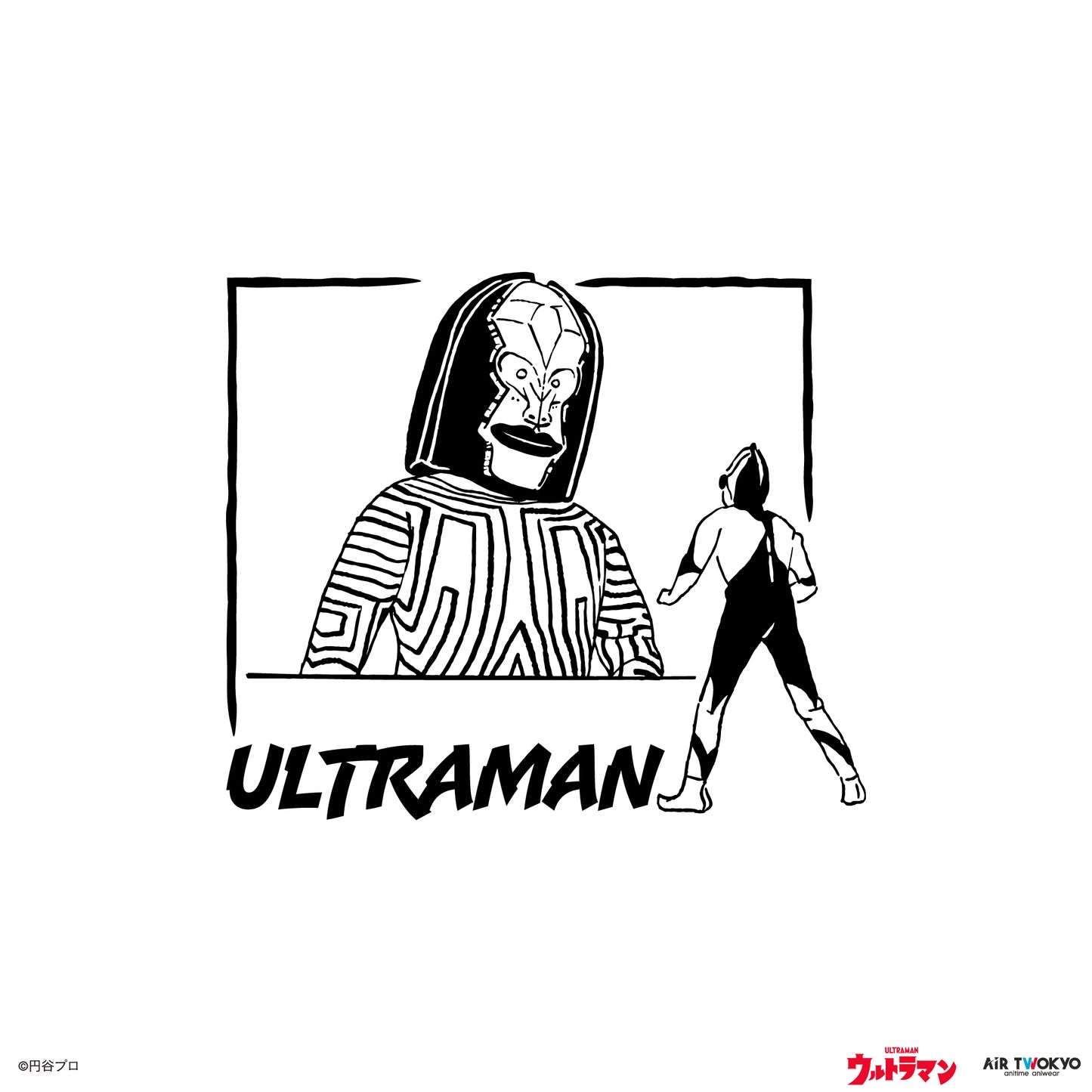 「ウルトラマンシリーズ」 第1弾 アメコミイラストロングスリーブTシャツ 2（ダダ）