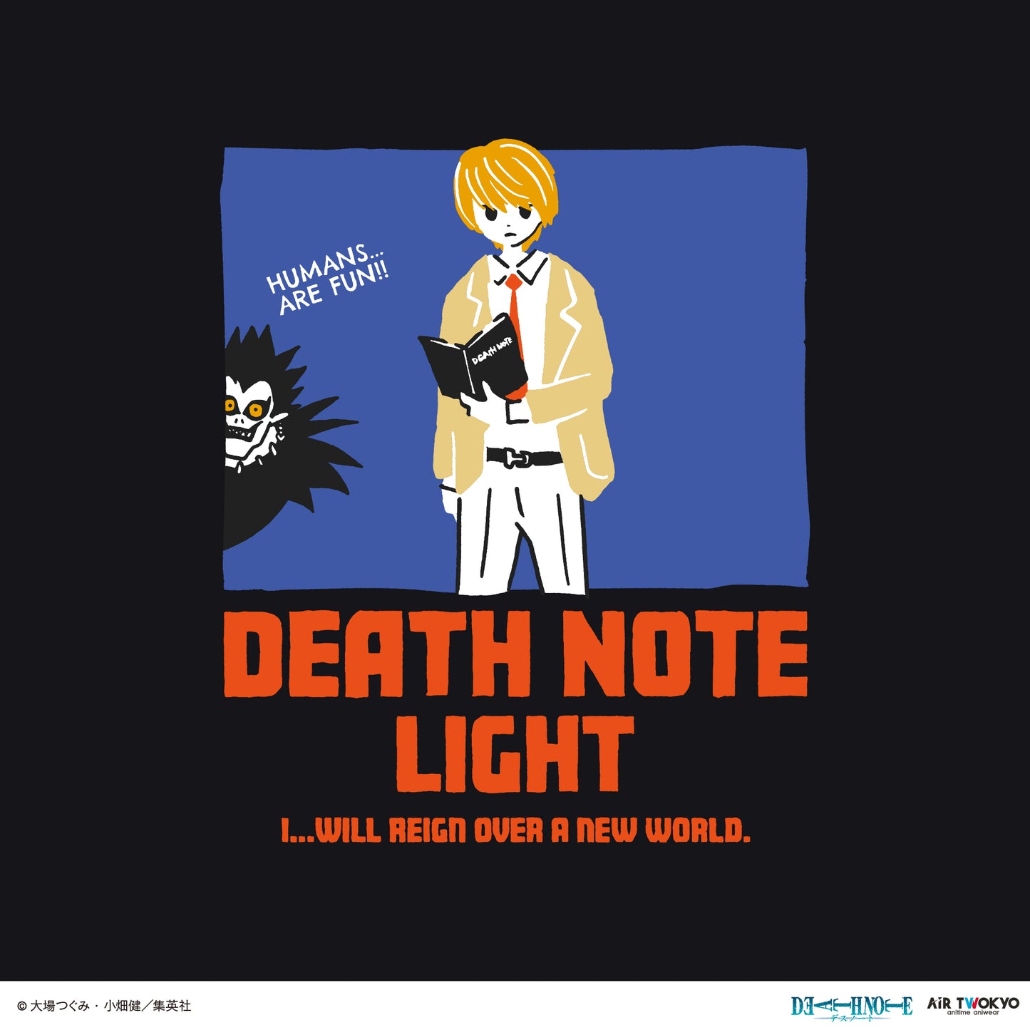 『DEATH NOTE』 第１弾 シーンイラストロングスリーブTシャツ 1（夜神月）