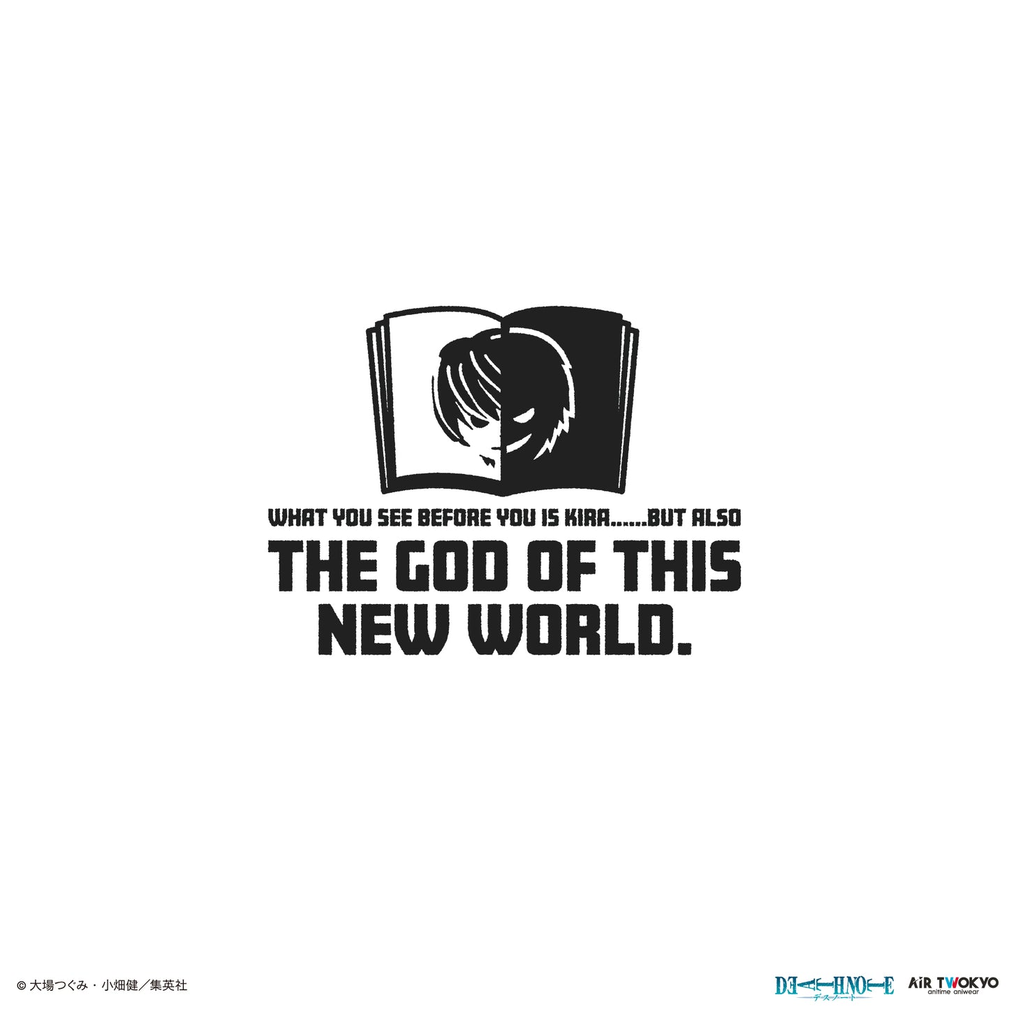 『DEATH NOTE』 第１弾 シーンイラストTシャツ 1（夜神月）