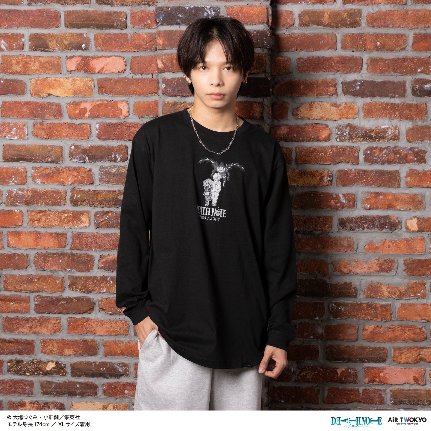 『DEATH NOTE』 第１弾 シーンイラストロングスリーブTシャツ 3（夜神月＆弥海砂＆リューク）