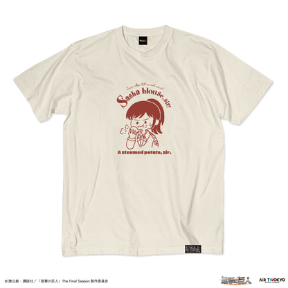 TVアニメ『進撃の巨人』 シーンイラストTシャツ 2（蒸かした芋です!）