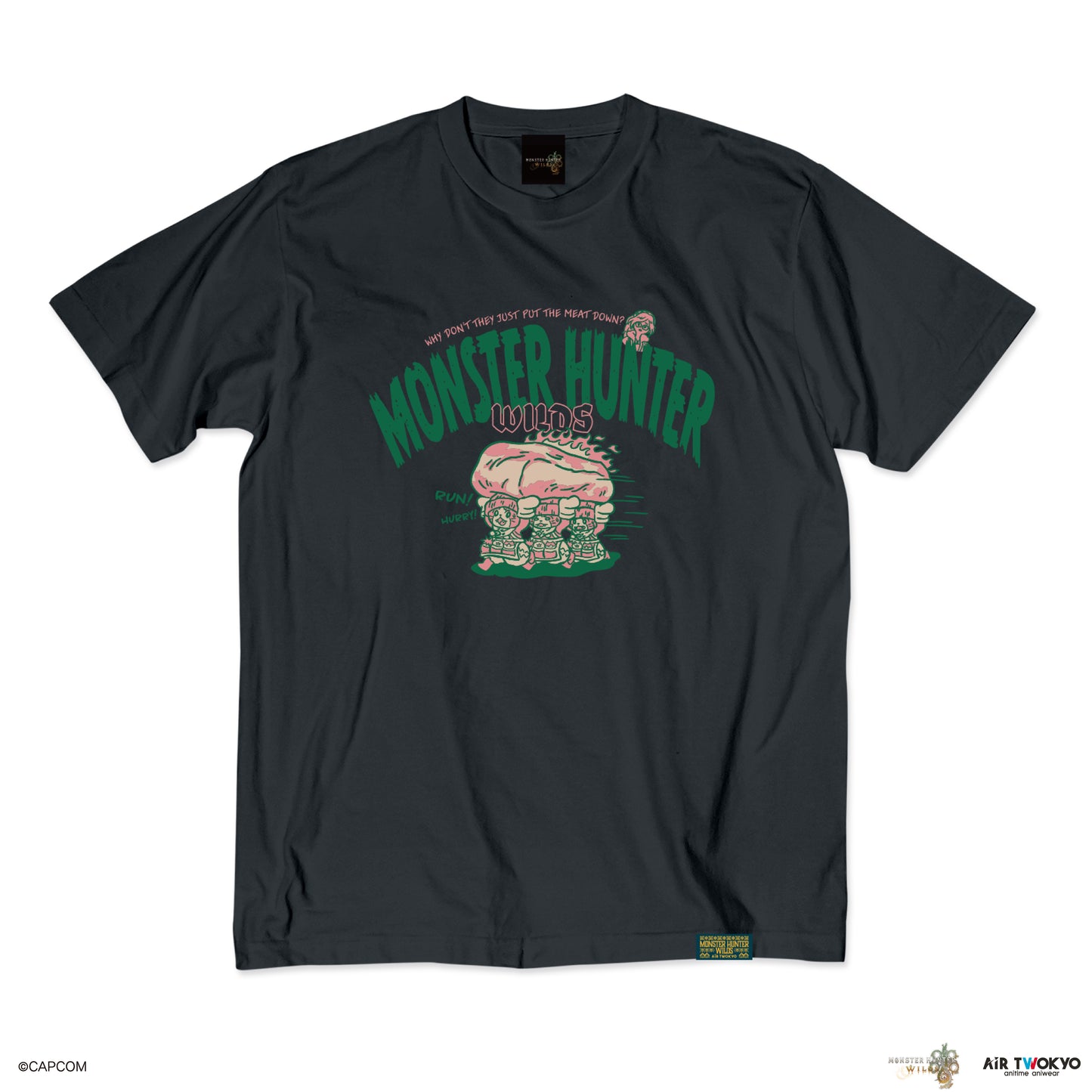 『モンスターハンターワイルズ』シーンイラストTシャツ 1（RUN!）