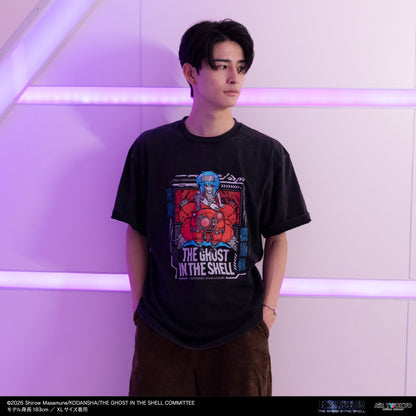 『攻殻機動隊 THE GHOST IN THE SHELL』サイバーグラフィックTシャツ 2（草薙素子・フチコマ）