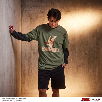 アニメ『刃牙道』シーンイラストTシャツ 2（近代格闘術同時多発駆使）