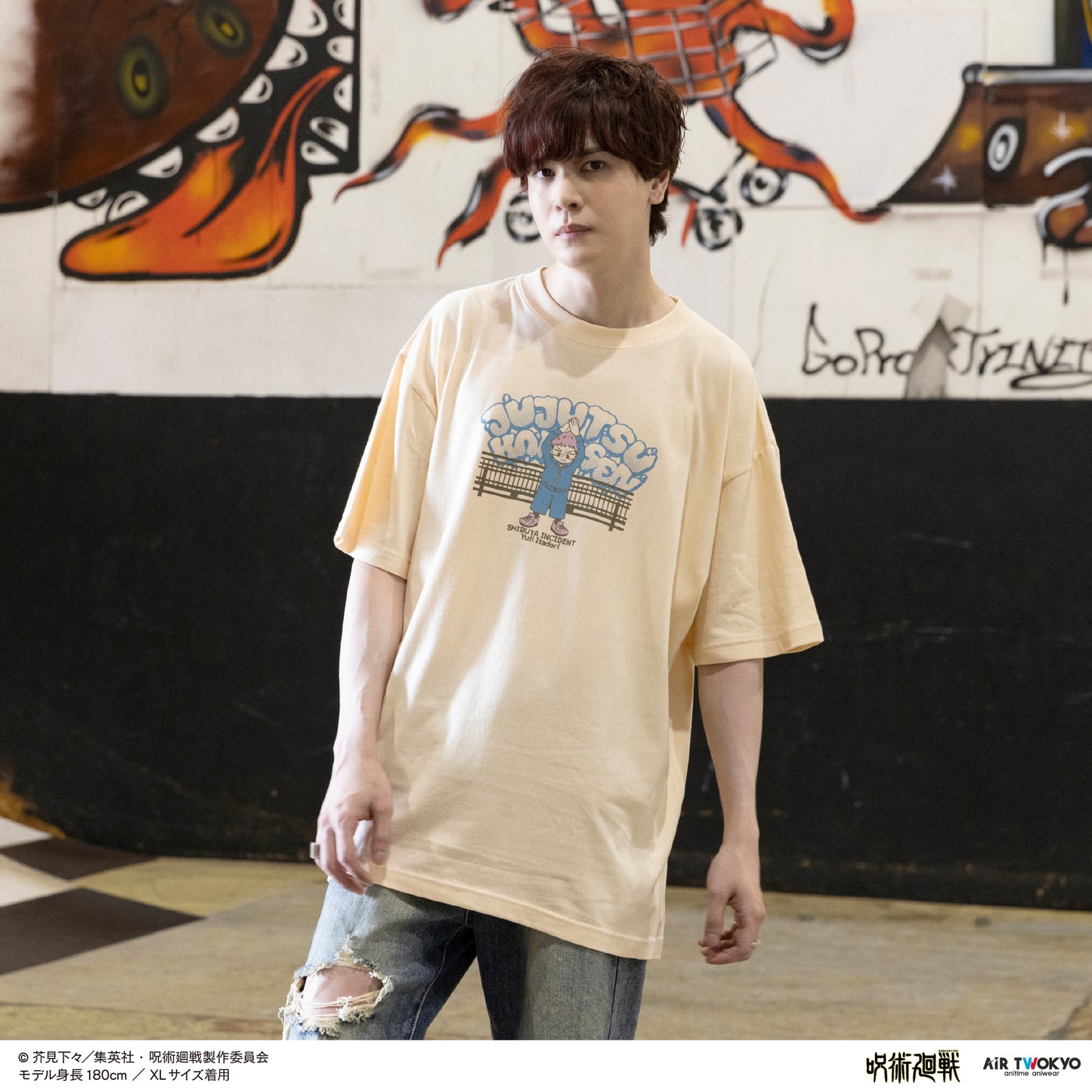 『呪術廻戦』「渋谷事変」第3弾 シーンイラスト Tシャツ 5（虎杖悠仁）