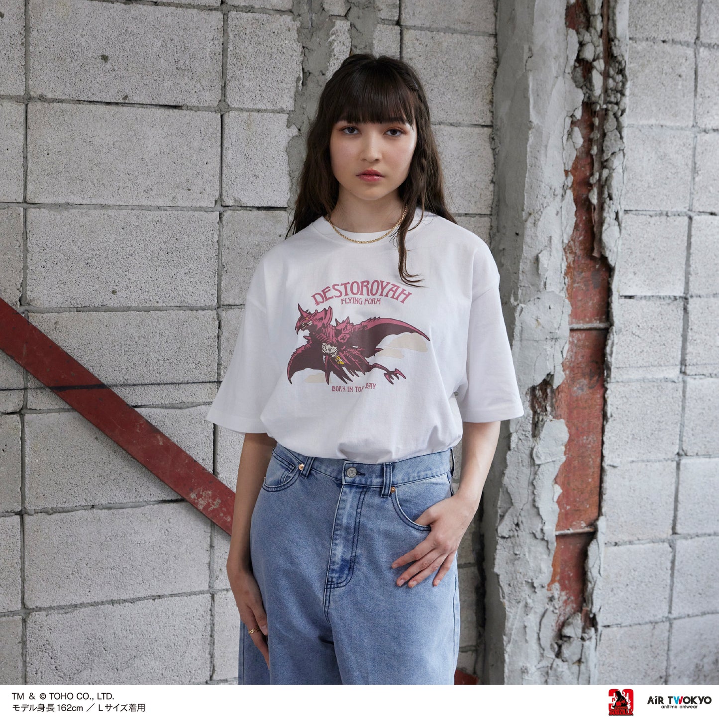 『ゴジラVSデストロイア』30周年 シーンイラストTシャツ 3（デストロイア(飛翔体)）