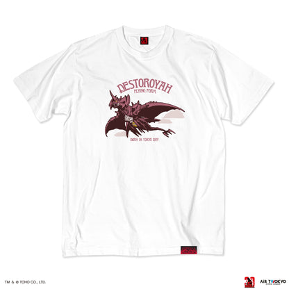 『ゴジラVSデストロイア』30周年 シーンイラストTシャツ 3（デストロイア(飛翔体)）