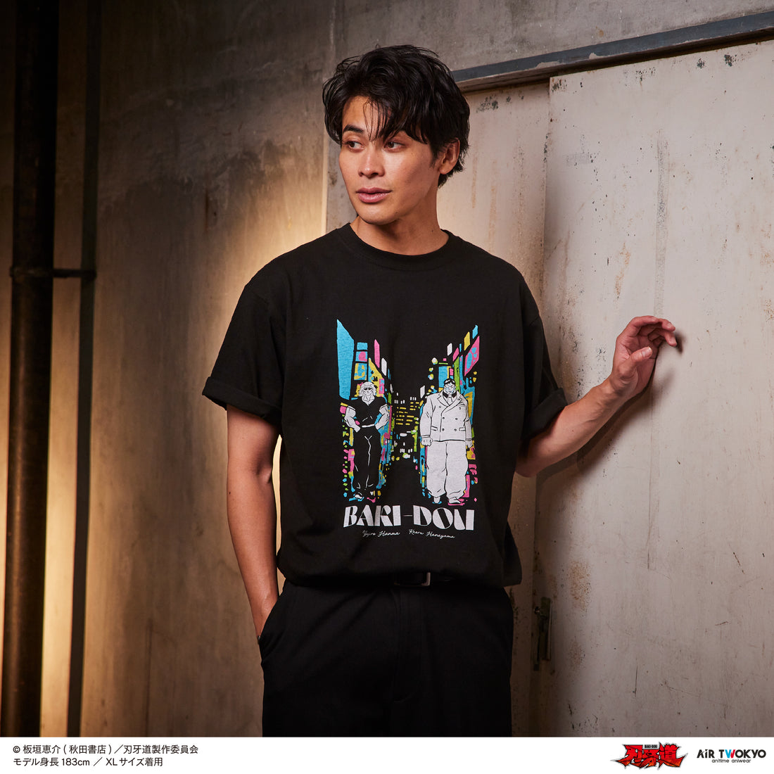 アニメ『刃牙道』シーンイラストTシャツ 3（範馬勇次郎・花山薫）