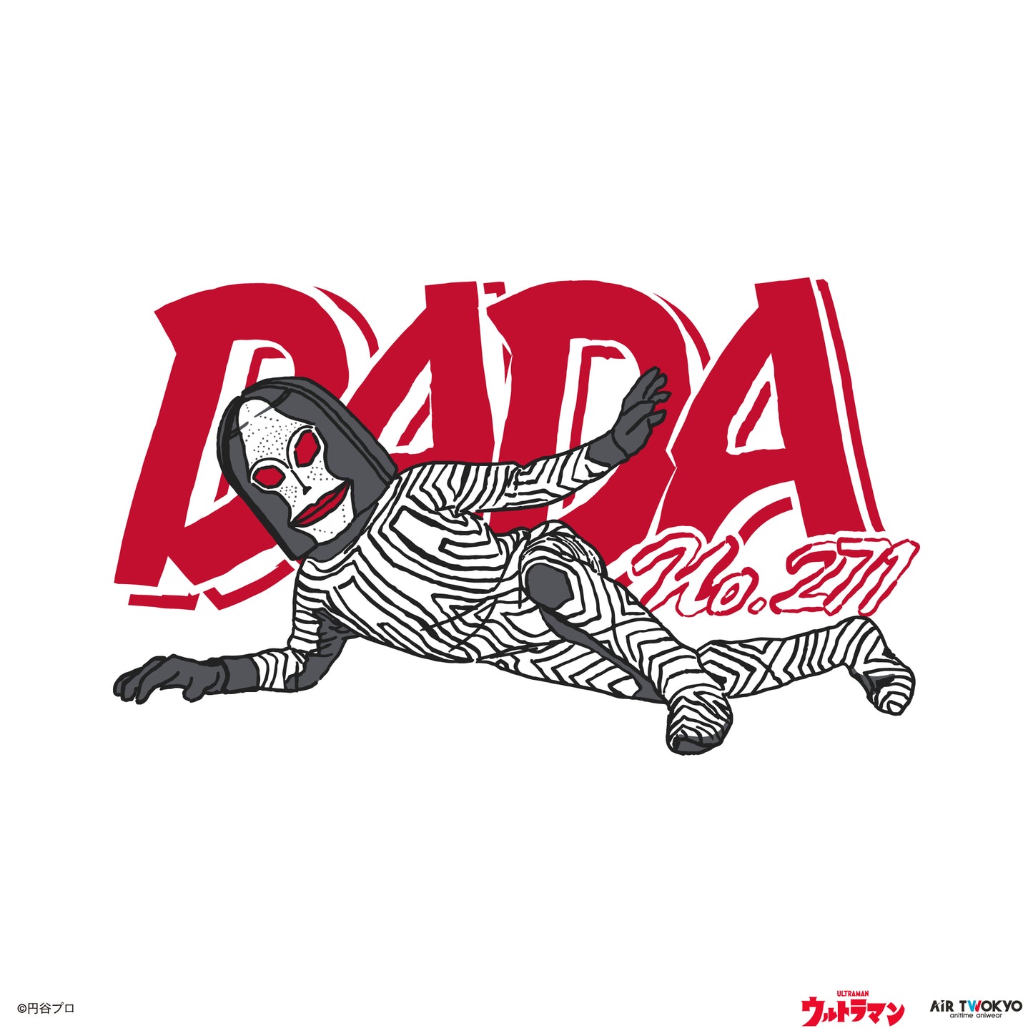 「ウルトラマンシリーズ」 第1弾 アメコミイラストTシャツ 4（ダダ）