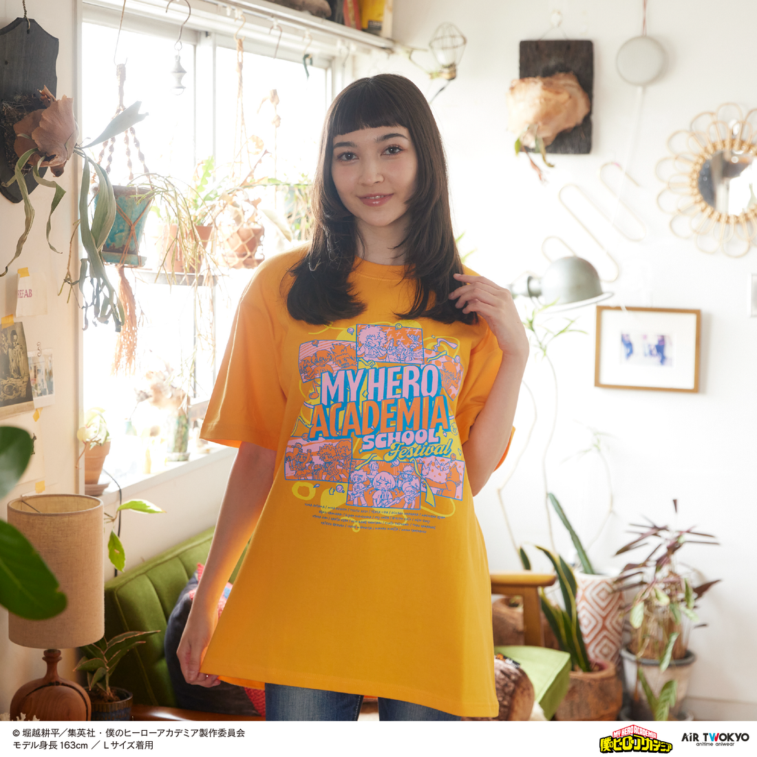 アニメ『僕のヒーローアカデミア』 第4期  シーンイラストTシャツ7（文化祭）