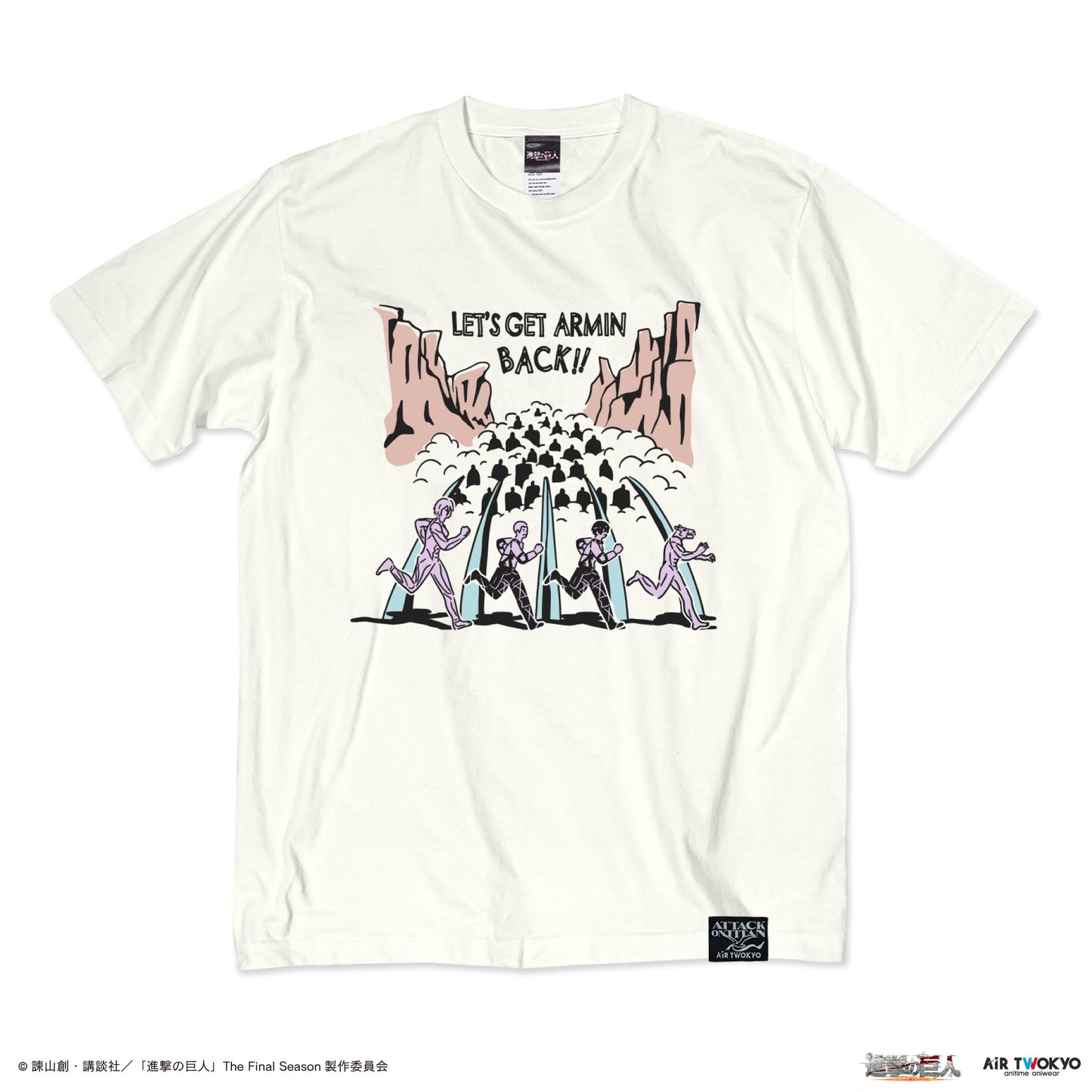 TVアニメ『進撃の巨人』The Final Season 完結編(後編） イラストTシャツ 2（アルミンを取り戻す）