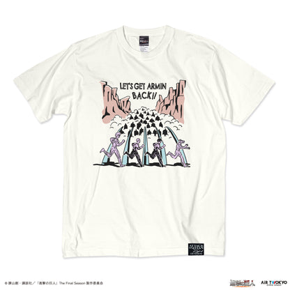 TVアニメ『進撃の巨人』The Final Season 完結編(後編） イラストTシャツ 2（アルミンを取り戻す）