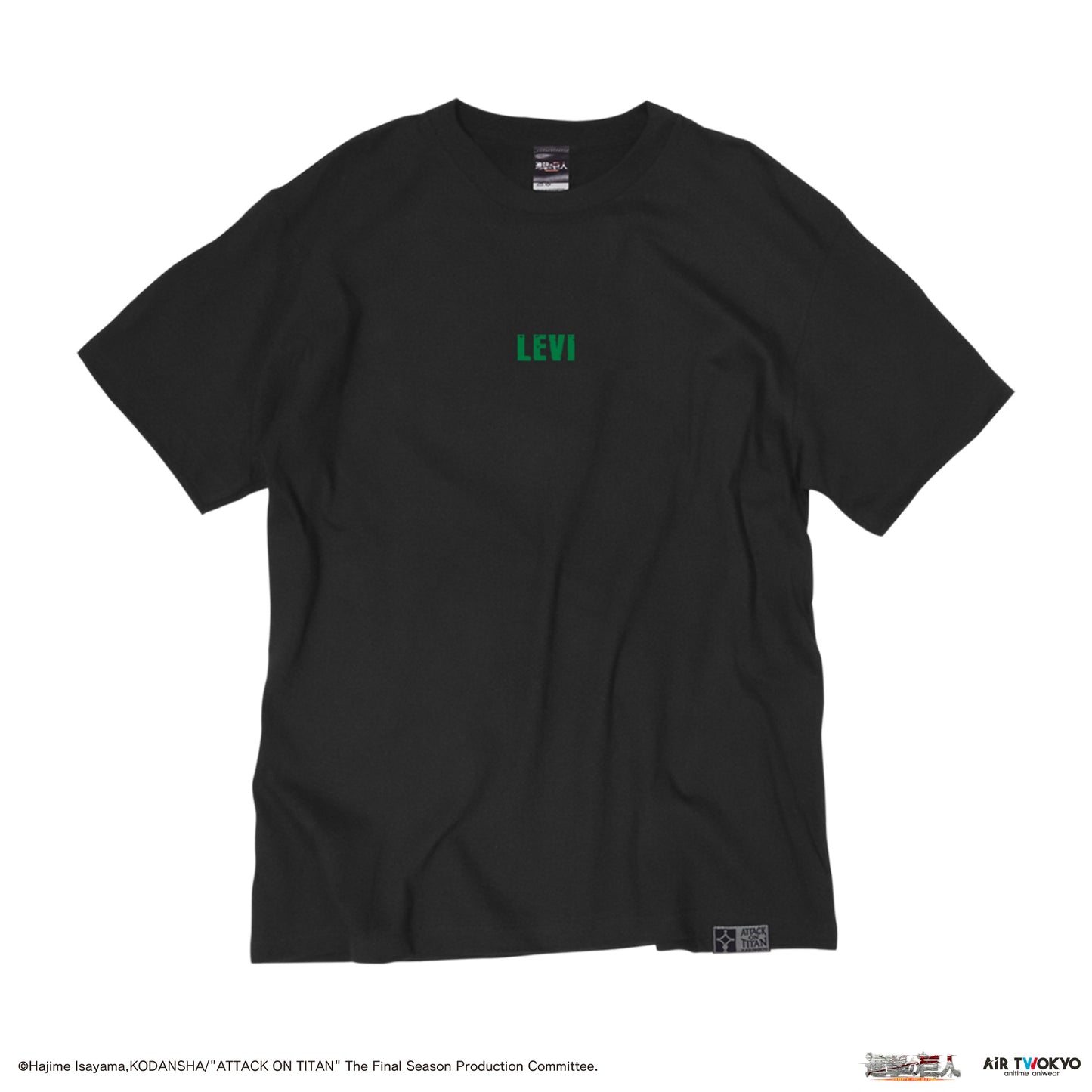 「進撃の巨人」 Season1~3コラージュグラフィックTシャツ　リヴァイ
