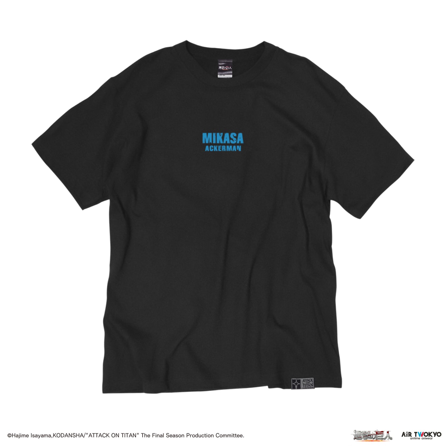 「進撃の巨人」 Season1~3コラージュグラフィックTシャツ　ミカサ