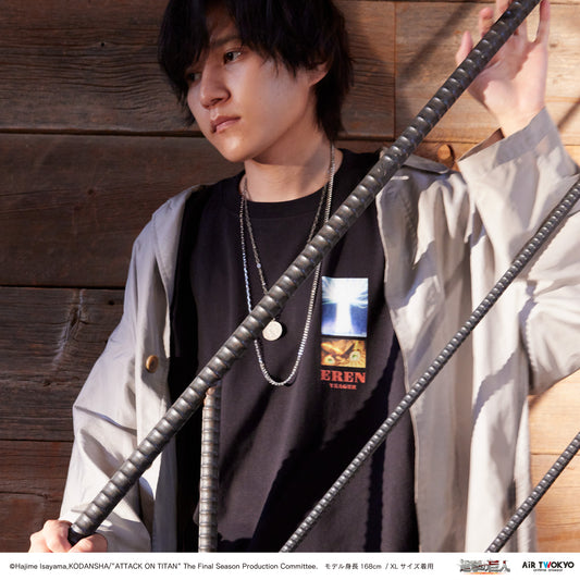 「進撃の巨人」 The Final SeasonコラージュグラフィックTシャツ　エレン