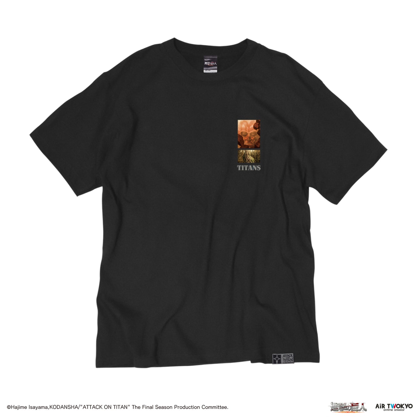 「進撃の巨人」 The Final SeasonコラージュグラフィックTシャツ　巨人