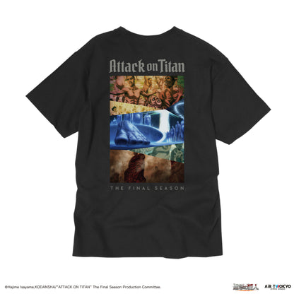 「進撃の巨人」 The Final SeasonコラージュグラフィックTシャツ　巨人