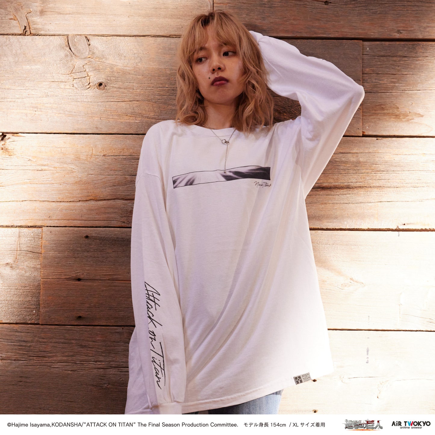 「進撃の巨人」 The Final Season　九つの巨人　コラージュグラフィックロングスリーブTシャツ