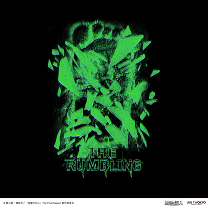 「進撃の巨人」 The Final SeasonロングスリーブTシャツ１（THE RUMBLING）