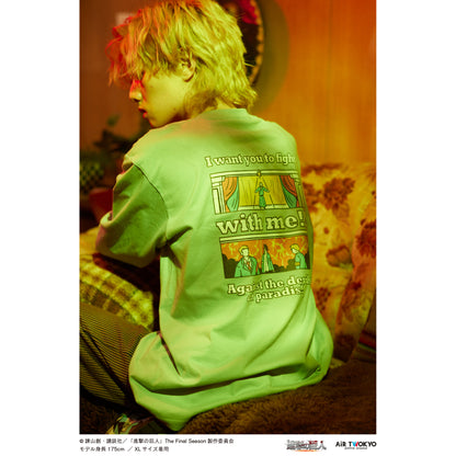 「進撃の巨人」 The Final SeasonロングスリーブTシャツ２（宣戦布告）