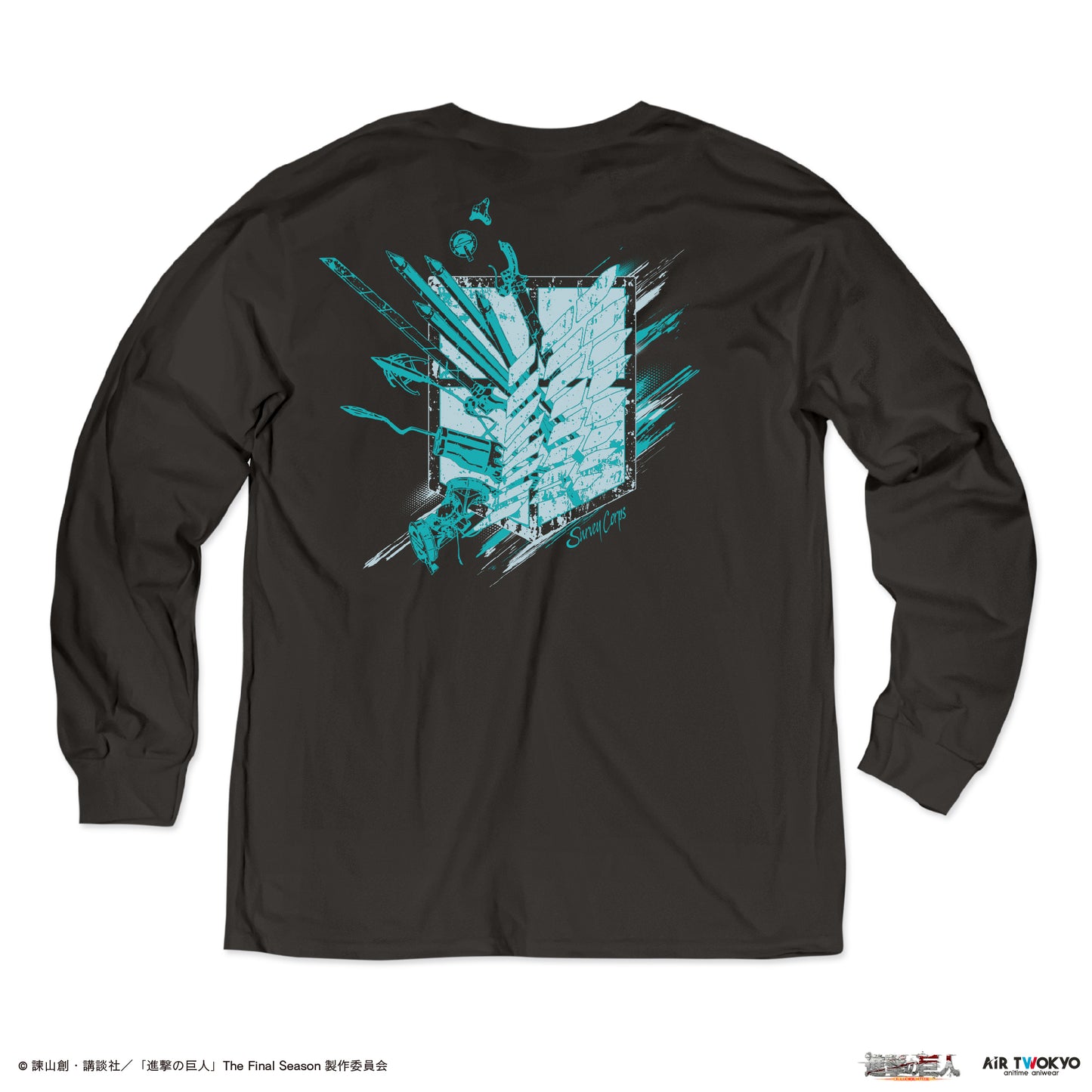 「進撃の巨人」 The Final SeasonロングスリーブTシャツ３（THE WEAPONS）