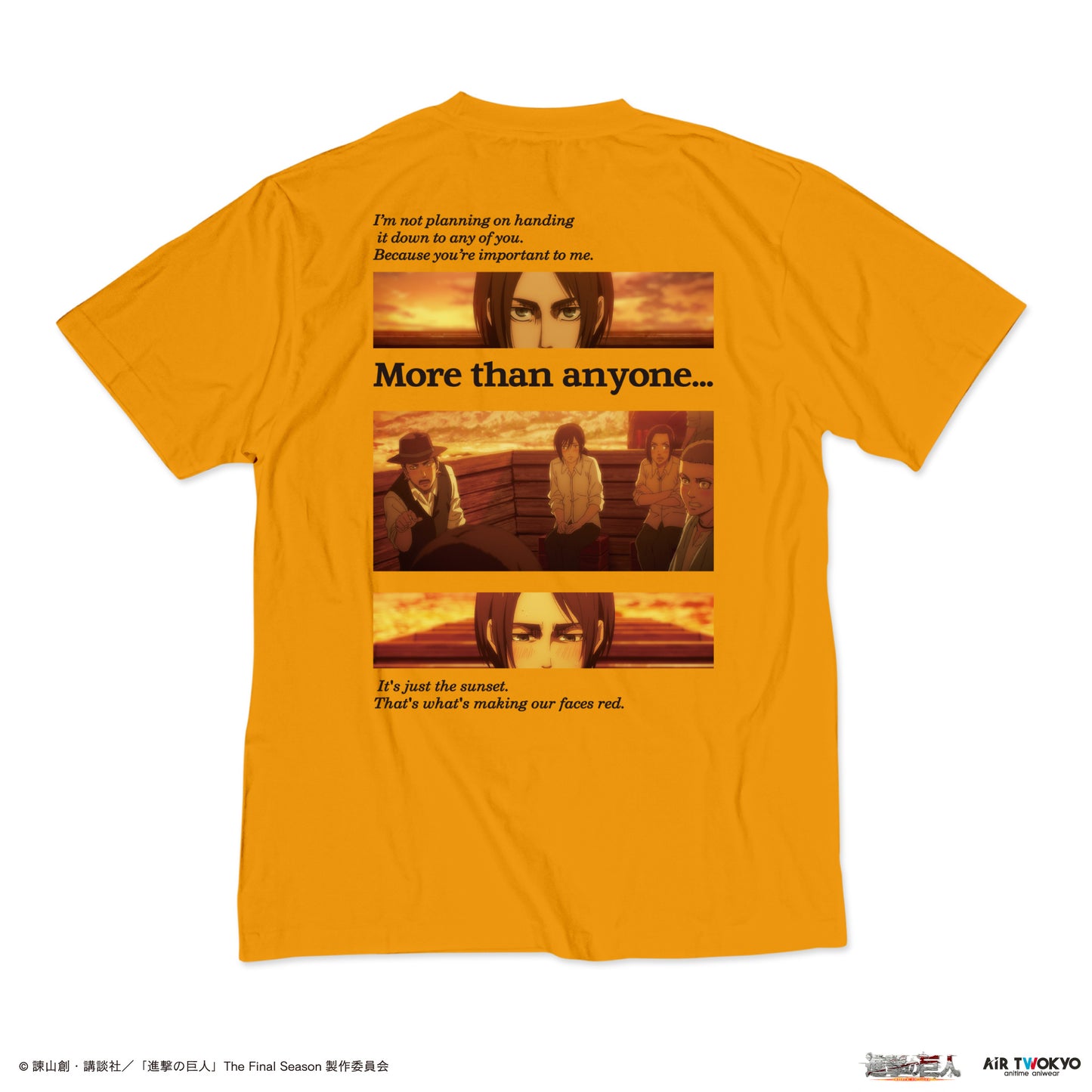 「進撃の巨人」 The Final SeasonシーンショットTシャツ 4（線路工事後）